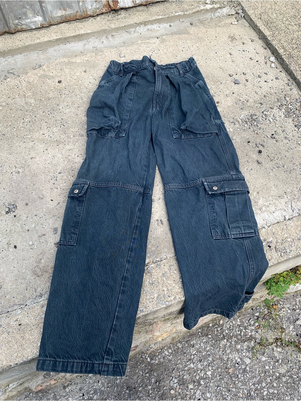 Marx Slouchy Cargo Jeans We The Free size 26 oversize